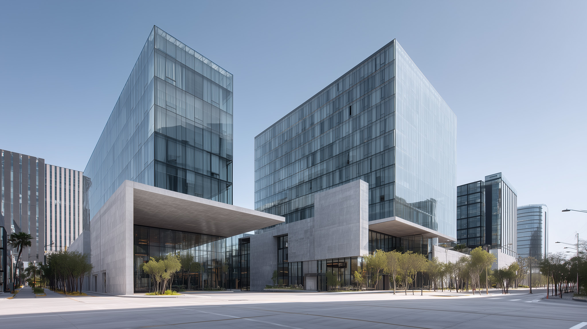 Complejo comercial en México que representa evaluación integral durante la debida diligencia inmobiliaria
